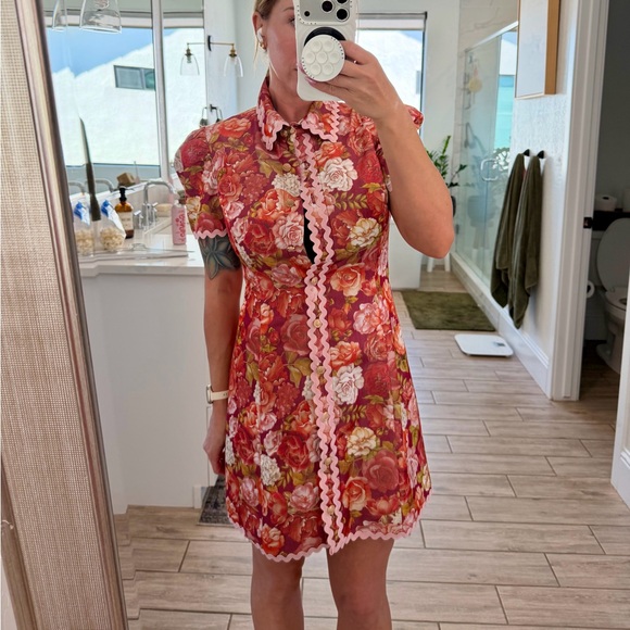 Rachel Parcell Floral Shirt Dress - Picture 2 of 4